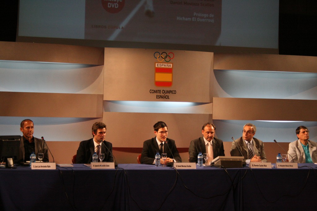 La presentación oficial del libro ha tenido lugar en la sede del Comité Olímpico Español.