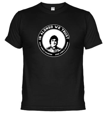 camiseta de Fernando Alonso.